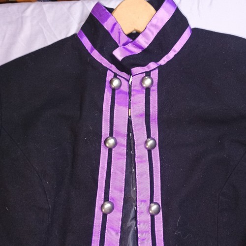 Cotton club blk jacket purple - jacket,